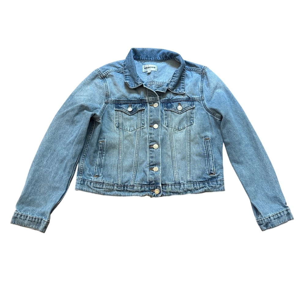 Vigoss Denim Jacket Womens‎ Light Wash Excellent Cotton Trucker SIZE Medium